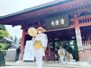 千南210519①慶讃行脚（清澄寺仁王門）